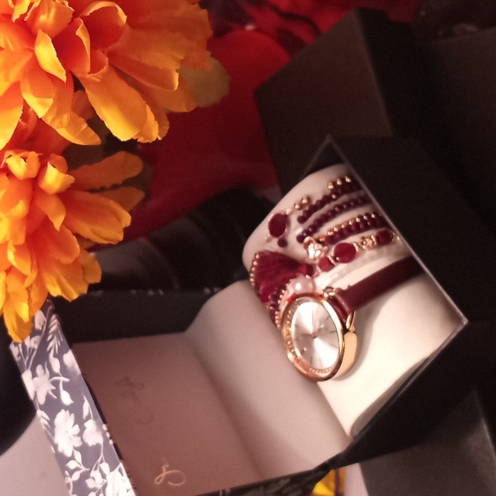 Watch and bracelet set